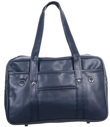 Veemoon Bolso Maletín de Trabajo Mujer Multifuncional Bolsa Portátil para Ordenador Portátil y Estudiante Resistente al Agua Color Azul Oscuro Ligero para Oficina y Universidad