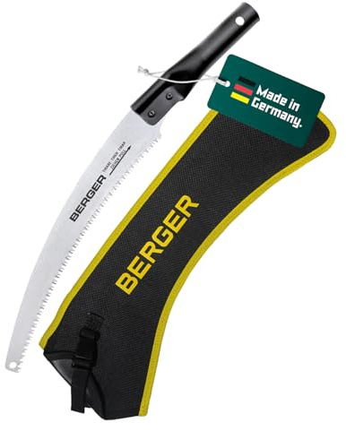 Berger ArboRapid Set 63811 Aufsatzsäge, Länge: 33 cm Sägenaufsatz für Teleskopstangen für Äste inkl. Sägentasche | Sägenaufsatz für Teleskopstangen für Äste | Inkl. Sägentasche