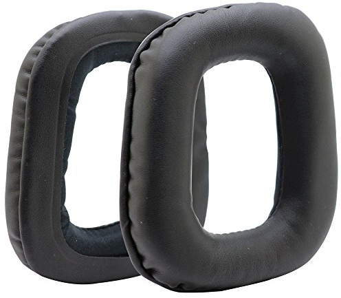 Cuscinetti Auricolari di Ricambio per Logitech G35 G935 G933S G933 G930 G635 G633S G633 G533 G433 G432 G431 G430 G332 G233 G231 G230 Gaming Cuffie di MMOBIEL - Padiglioni Cuffie