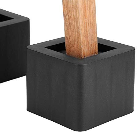 AYNEFY Betterhöhung, 4 Stück Bett- und Möbelerhöhungen, Bettheber für Sofa, Couch, Stuhl, Tisch, Elefantenfüße, zum Anheben von Möbeln, 10,5 x 10,5 x 8,5 cm
