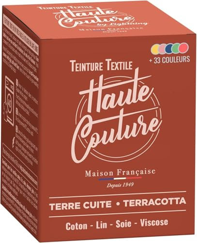 Textilfarbe – haute couture – 33 Farben – All-in-One – 350 g – Kleidung und Stoffe – Terrakotta