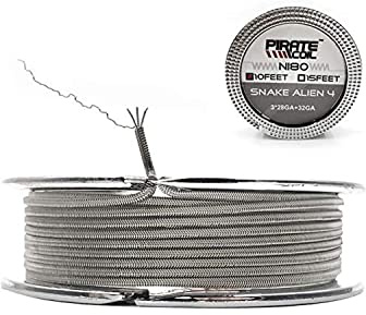 10ft - AWG 28GAx3+32GA Ni 80 Resistance Wire, Alien Nichrome Prebuilt Wires for Wiring Use (Nichrome 80)