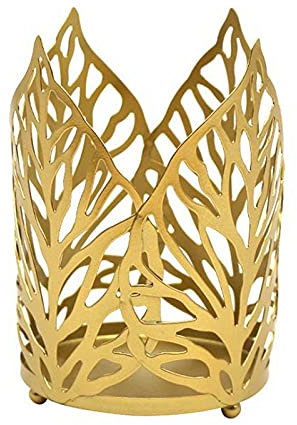 HEXEH Kerzenhalterhalter Kerzenhalter Moderne Stil Kerzenständer Tischdekoration for Hochzeit Abendessen Party Kandelaber (Color : Golden)
