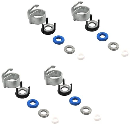 HISports 06H998907A Kraftstoffeinspritzer Dichtungen Reparatur O-Ring Kit Ersatz für A3 A4 A5 A6 A8 Q32.0T