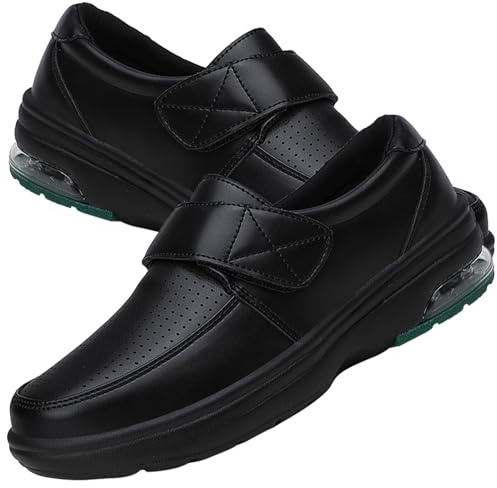 AEHO Zapatillas para Diabéticos Hombre Zapato Ortopedico Mujer Zapatos ortopédicos Deportivos para Caminar para Mujer ortopédicos diabéticos,Negro,40/250mm