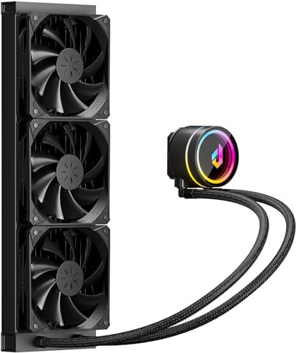 upHere gaming Aio Wasserkühlung 360mm,Wasserblock ARGB Drehkopf und Drei 120mm PWM Lüfter,All-in-One Wasserkühlung Pc,Intel LGA 2011/2066(X79/X99 motherboards) und AMD AM5/AM4 kompatibel,P360K.