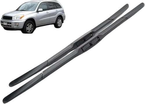 gzqfc Auto Scheibenwischer Wischerblätter für Toyota RAV4 XA20 2000-2005 24+19, Auto Windschutzscheibe Scheibenwischer Front Wischer Klingen Front Fenster Wischer Zubehör