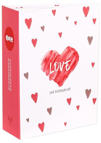 Arcjunys Fotoalbum Einsteckalbum Photo Album Fotoalben Kleines Fotoalbum zum Einstecken Erinnerungsbuch für Fotos Kunstwerke Zeichnungen Postkarten 100 Taschen