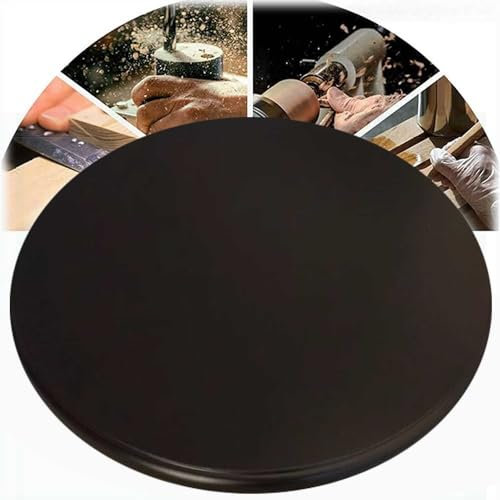 Tocadiscos de madera para mesa de comedor grande de 24 y 35 pulgadas, bandeja giratoria suave y silenciosa, ideal para oficina en casa y bar