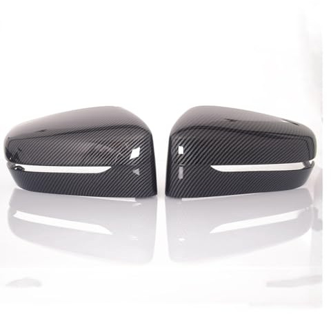 Auto-Rückspiegelgehäuse-Spiegelkappe Für BMW 3 5 7 G11 G20 G21 330i 330d 340i G30 G31 530d 530i 520d 525i G32 2019 2020 LHD Carbon Fiber Seite Rückspiegel Abdeckung(Carbon fiber)