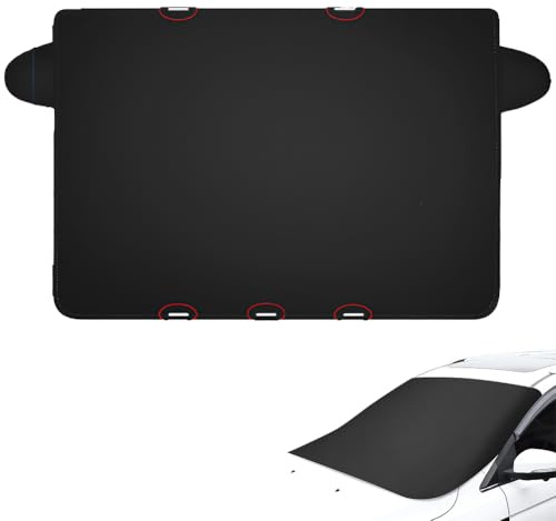 Frontscheibenabdeckung Auto, Windschutzscheibe Abdeckung Winter, Frontscheibenabdeckung, Gegen Strahlung, Sonne, Schnee, Staub, Wasserbeständig (170 * 118cm)