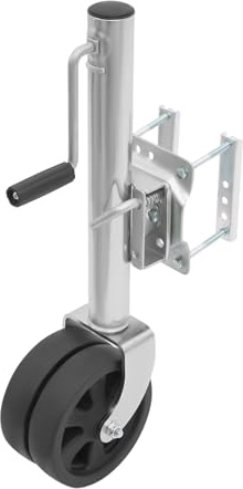 Dokiiovo 907 kg ruedas estabilizadoras remolque, rueda de apoyo de 8 pulgadas, carga pesada, elevador de remolque de alto rendimiento con asa, elevador de remolque para remolques de barcos/yates