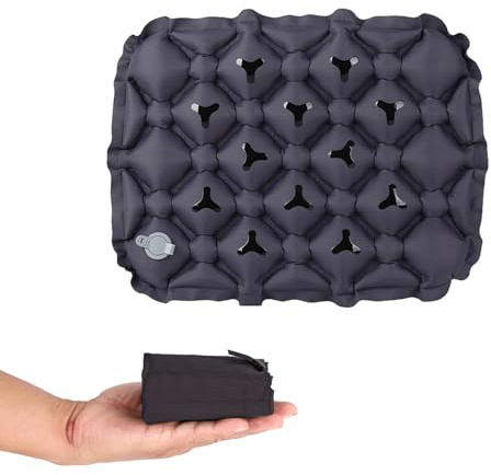 Inflatable Seat Cushion with Nano Anti-Slip Technology, Portable Travel Seat Cushion, Inflatable Air Seat Pad for Camping Hiking Airplane and Long Sitting