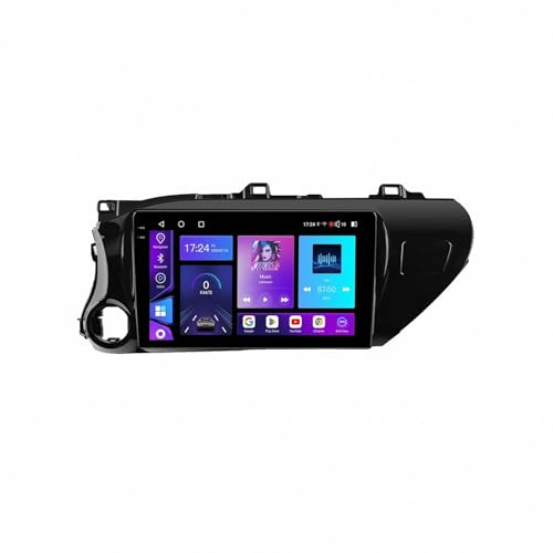 Touchscreen Car Radio for Toyota Hilux 2014-2020 Car Audio Receivers, Hd Display, Portable Live Navigation, Music Video Player, Bluetooth Fm Radio, 4 Core 2G+32G