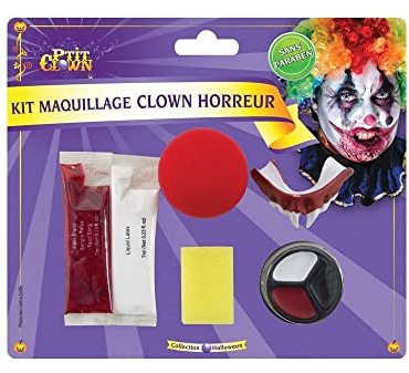 Kit de Maquillage de Clown qui fait peur PtitClown