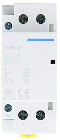 Haushalts-Schütz, 2-polig, 40A, 220V/230V, 50Hz/60Hz, DIN-Montage, Energiesparend