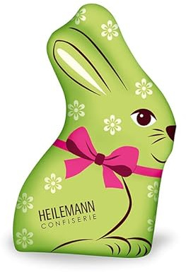 Heilemann Osterhase aus Schokolade, stannioliert, 42 x 22 g (bunt, Edelvollmilch, 3-fach sortiert)