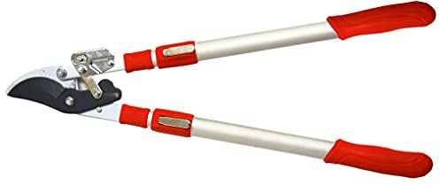 OZAKI - Coupe-Branches Télescopique - Bras Extensibles de 65 à 93 cm - Lames Tirantes pour Bois Tendre et Crémaillère Pour une Reprise de Coupe Sans Effort - Ø Coupe : 45 mm - Poids : 1,64 kg