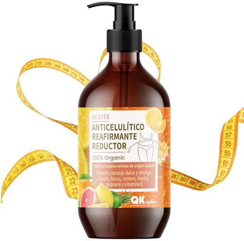 Straffendes und reduzierendes Anti-Cellulite-Öl (250 ml). Mit 9 Wirkstoffen natürlichen Ursprungs für die Anti-Cellulite-Massage mit ätherischen Ölen – Maderoterapia