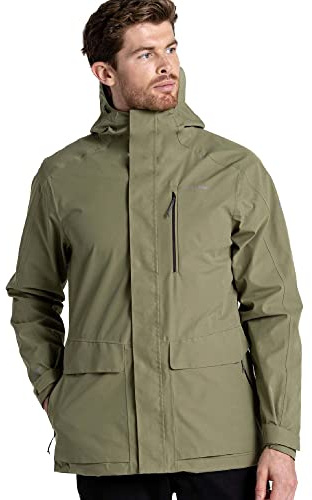 Craghoppers Men's Lorton Waterproof Jacket, Loden Green, S