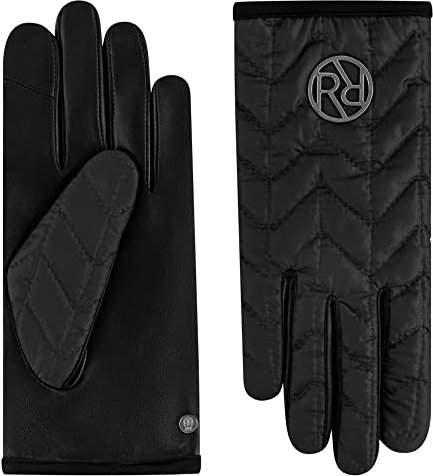 Roeckl Damen Eiby Lederhandschuhe, Black, 8