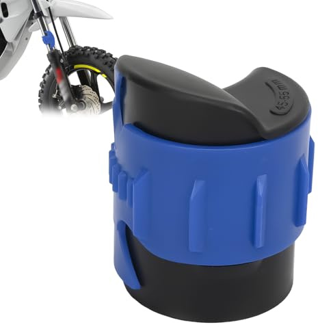 Tissting Motorrad Gabeldichtungsreiniger Kunststoff Gabel Dichtungsschoner Reiniger, Ölstand Stoßdämpfer Reparatur Dämpfer für 45–55mm Dirt Bike Vordergabeln (Blau)