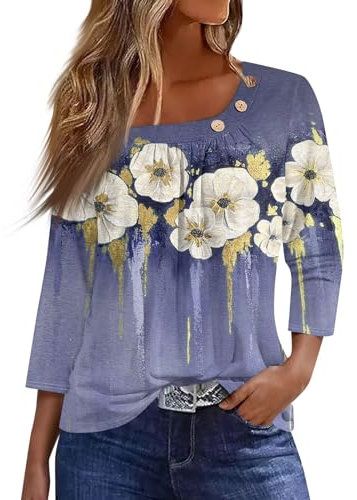 SCBFDI Top Bianco Donna Elegante Casacca Donna Elegante Camicia Trasparente Donna Camicia Nera Donna Maglietta Scollo Quadrato Donna Camicia Elegante Taglie Forti Donna Curvy Blusa Viola L