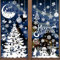 Stickers Noel Fenetre Réutilisable, 202 Autocollant Noel Fenetre Electrostatique Decoration Noel Fenetre, PVC Sapin Flocon de Neige Stickers Fenetre Noel pour Vitre Porte Deco Noel Fenetre Interieur