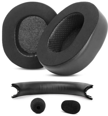 ACCOUTA Coussinets d'oreille + Arceau Compatible avec Microsoft Xbox Wireless Headset Coussinets d'oreille de Rechange avec Couche de Gel rafraîchissant