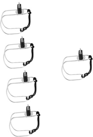 BESPORTBLE 5 Piezas Soporte de de Vida Organizador de Anillos para Bote de remos Pararse Inflable Soporte de Anillo de natación Soporte para Aros Salvavidas para Acero Inoxidable