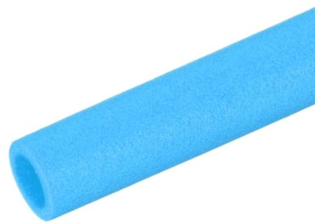 PATIKIL Rohrisolierung Schaumstoff Ø 32mm, 1m Lange 10mm Dick Isolierung Rohr Schaumstoffschlauch für Heizung Sanitär Heizungsrohr Schwimmbadgriff (Blau)