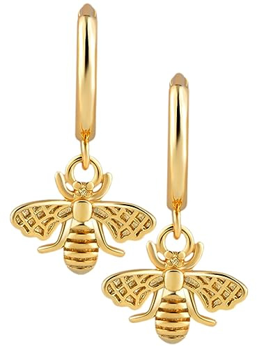 BESPORTBLE Baumelnde Bienenohrringe Für Frauen Tropfenohrringe Mit Bienenanhänger Ohrschmuck Für Hochzeit Und Alltag