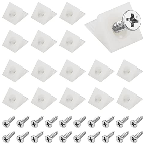 50 Piezas Kit Reparación Cajones,Soporte Cajón, Kit Reparación Cajones con Tornillos, Cuñas Reparación Kit,Reparación Flacidez inferior,Para muebles, cómoda, cajones
