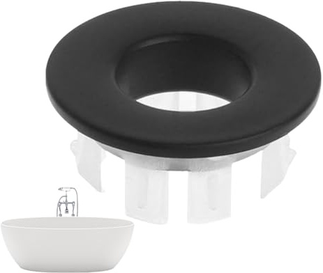 Anello di troppopieno per lavello, inserto per foro rotondo, copertura per troppopieno per lavabo da bagno, accessorio di ricambio per lavabo da cucina, parti decorative per casa, appartamento, hotel