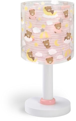 Dalber Kinder Tischlampe Baby Teddy Rosa Bären Tiere 41571S G4 LED | Nachtlicht; 4W LED; Glühbirne enthalten