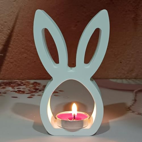 Stampi in silicone per Pasqua, 2 stampi in silicone 3D, coniglietto pasquale, in silicone, per Pasqua, in silicone, per versare uova di Pasqua, per versare stampi in silicone per primavera