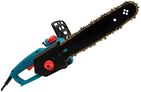 Maryse Motosega Elettrica 2400W con Lama da 30 cm (12”) – Elettrosega Leggera 2,56 kg, Alta Velocità Catena 8 m/s, Ideale per Taglio Legna, Potatura e Giardinaggio