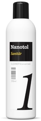 Nanotol Sanitär Cleaner Konzentrat - Sanitärreiniger Konzentrat mit Zitronensäure zum Entkalken - Vorbereitung für Nanotol Protector-250 ml