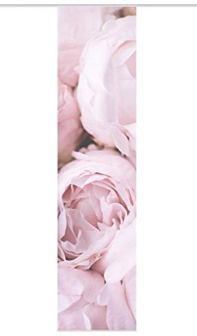 VISION S Schiebegardine Rosana, halbtransparent Bambusoptik, 260 x 60 cm, Rosé