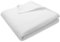 ZOLLNER Couverture d'été en piqué gaufré, 150x225 cm, 100% Coton, Blanc