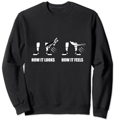 What skating feels Skateboard Waveboard Longboard Skater Sweatshirt