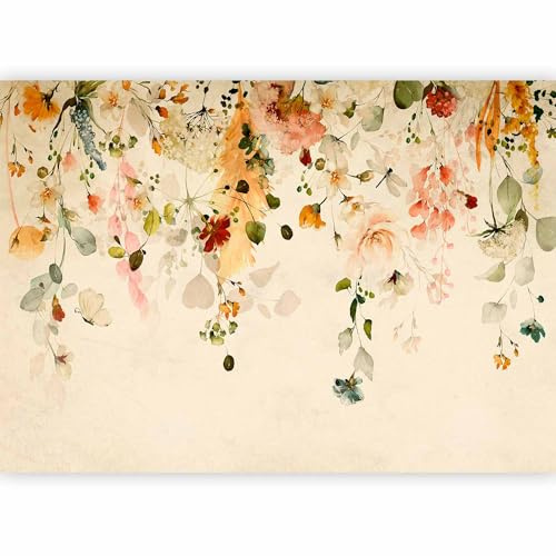 murando Fotomurales Flores 350x256 cm XXL Papel pintado tejido no tejido | Decoración de Pared decorativos Murales moderna de Diseno Fotográfico Hojas Plantas Naturaleza como pintado