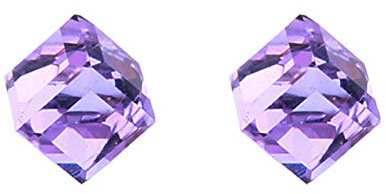 Boucle D'Oreille Acier, Boucle D'Oreilles Homme Cube Forme Cadeau Saint Valentin Boucles D'Oreilles