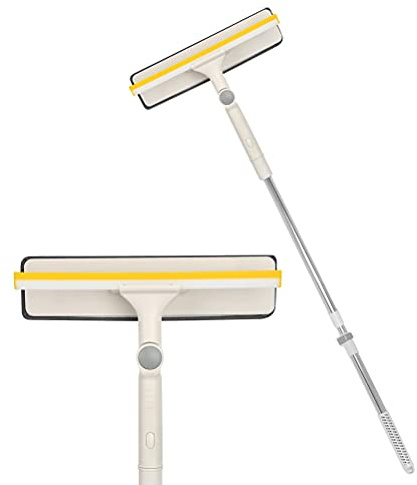 BOPHIS Window Squeegee Cleaner with Retractable Rod Retractable Glass Cleaning Wipe for Window,Floor Glass,Shower Screens,Home,Bathroom Squeegee,Wet Room Floor Cleaner,Windows Cleaner,Glass Wipers