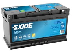 Exide EK960-96Ah / 850A - Start-Stop AGM