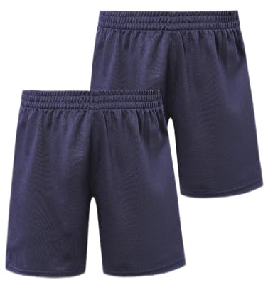Integriti Schoolwear (Pack of 2) Boys School Football Shorts PE Running Gym Sports 3-16 Years