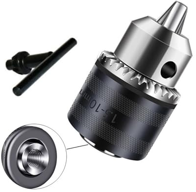 ERNZI 0,5mm bis 10mm Bohrer Chunk for 4 elektrische Winkelschleifer Power Bohrfutter Halter Konvertieren Adapter M10x1,5 Gewinde Spannzange mit Schlüssel