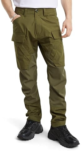 G-Star RAW 3D Regular Tapered Cargo 3.0, Grön Dk Moss D25185 C973 4674, 36W x 32L