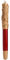Hongdian - Penna stilografica A24, pennino fine, drago rosso brillante e dorato, design stereoscopico con intaglio