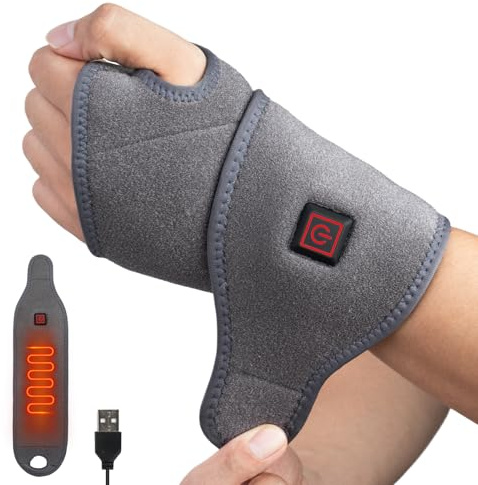 comfheat USB Wärmemanschette Handgelenk,Beheizte Handgelenkbandage